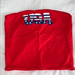 USA Crop Top